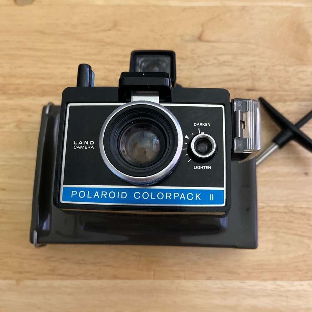 Polaroid Colorpack II Land Camera - Black and Blue